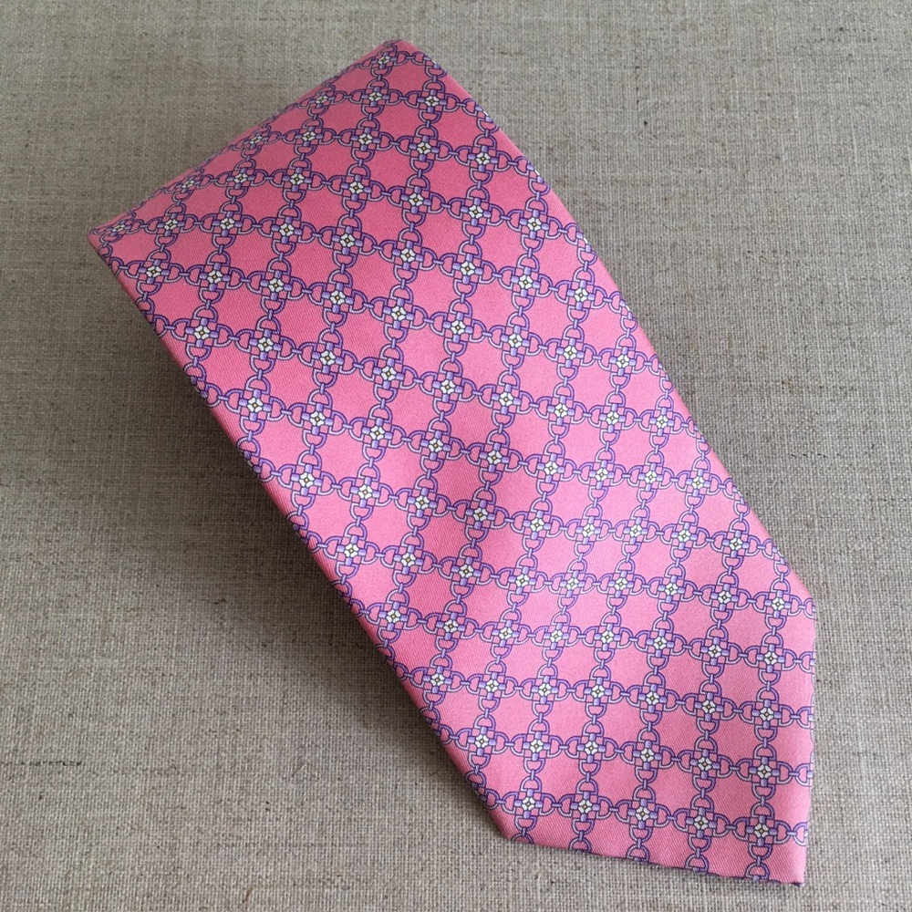 Dustin Pink Silk Tie